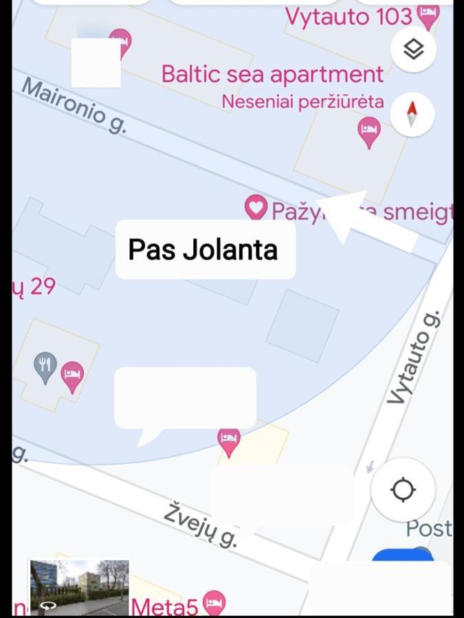 Apartamento Pas Jolanta Palanga Exterior foto
